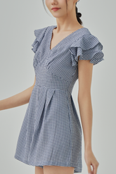 Gabriella Checkered Romper